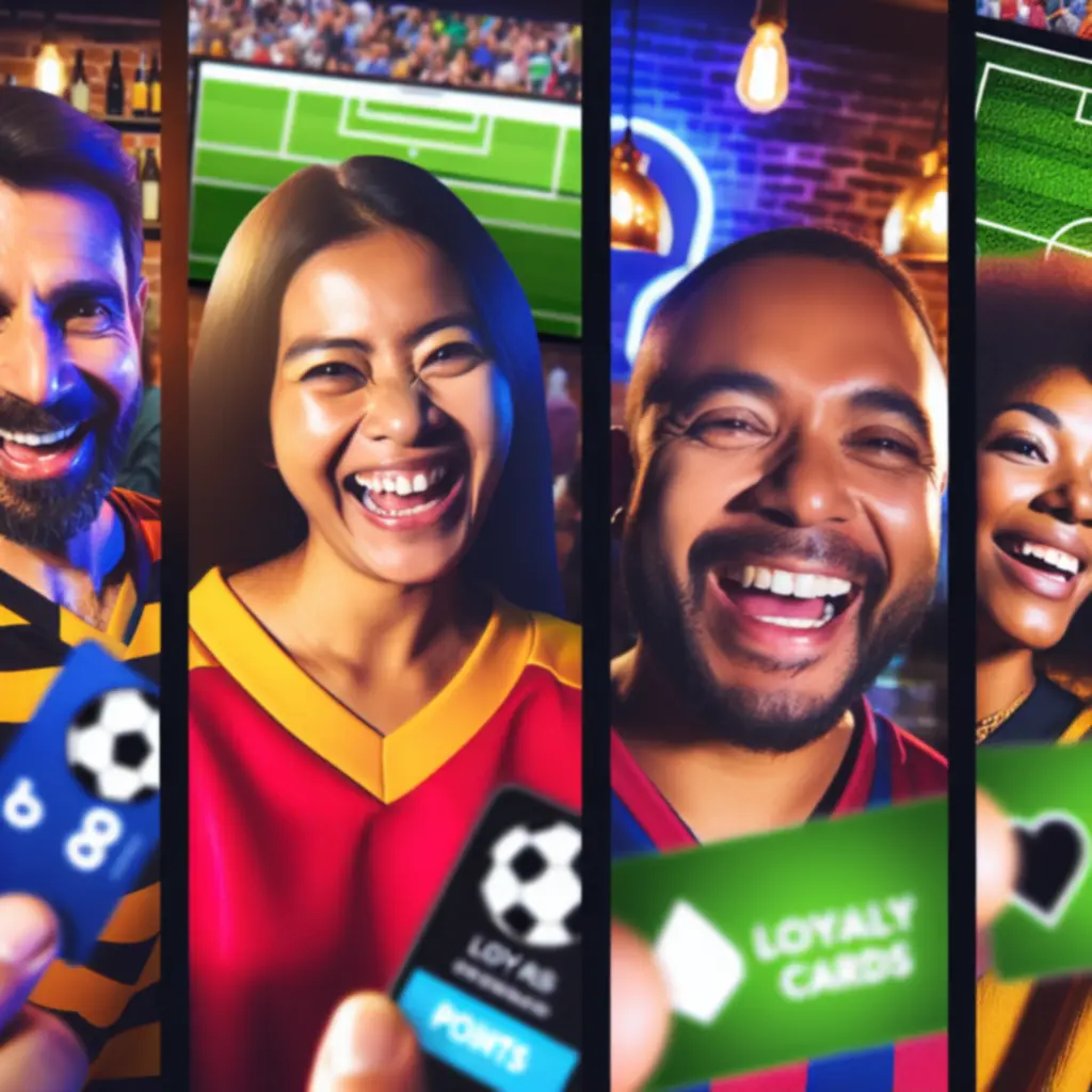 Kibice świętujący zdobyte punkty w programie lojalnościowym Puchar Kibica