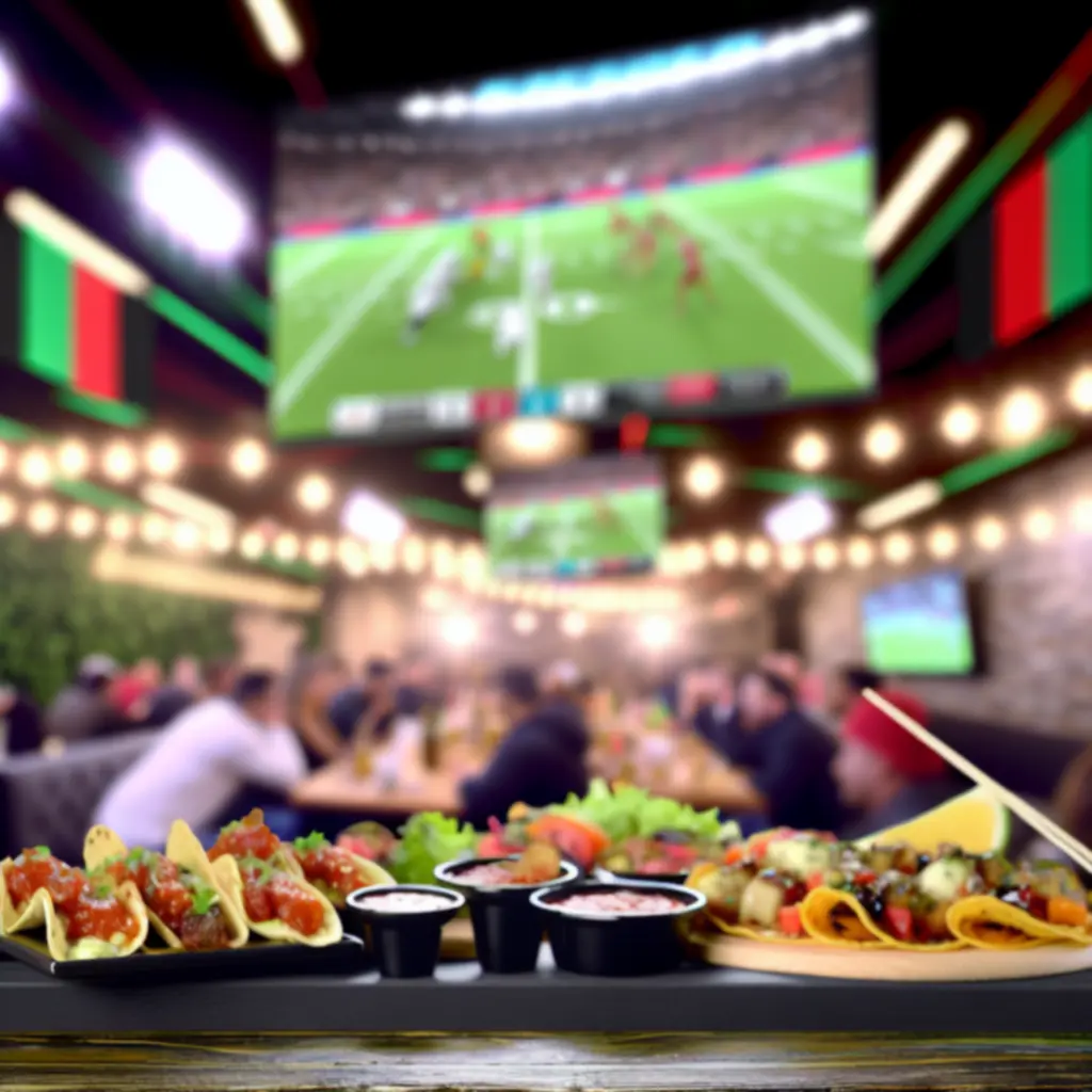 Międzynarodowe dania kuchni świata inspirowane piłkarskimi turniejami w MidnightLoungeBar